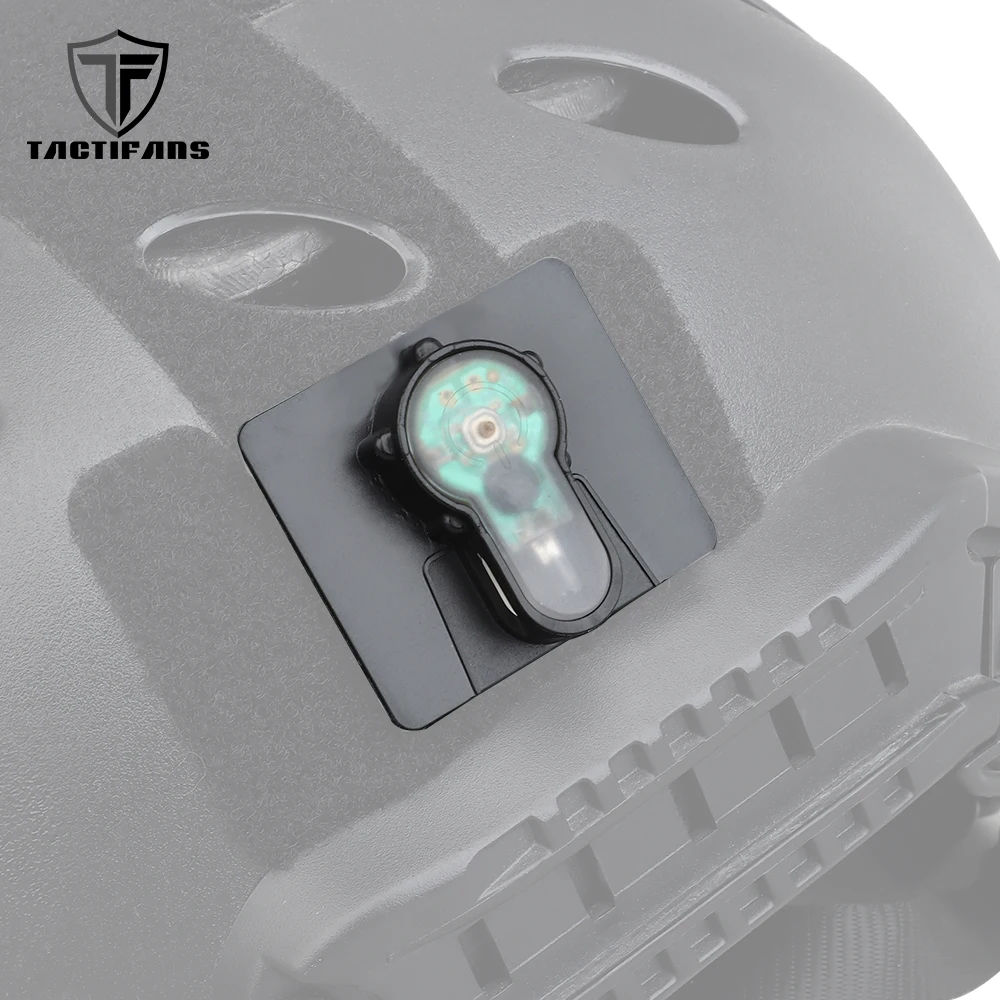 Tactische helm strobe licht mini survival signaal veiligheid led licht haak en lus hangende tactische rugzak jachtvest tandwielen