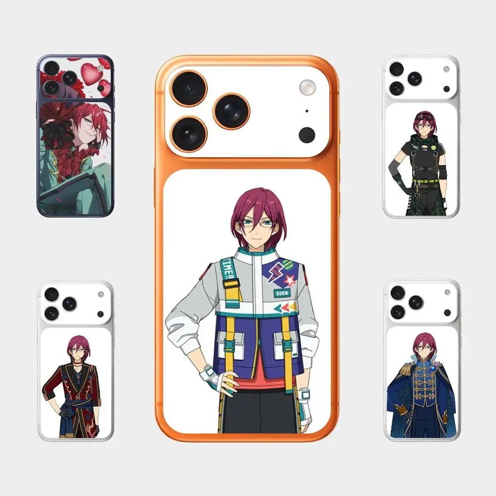 

I-Ibara S-Saegusa Costume Show For Iphone 17 Pro Max Back Protective Decorative Sticker Back Cover