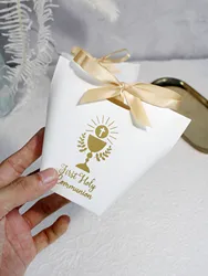 10/20pcs Christianity, Candy Box, First Communion, Baptism, Celebration Party Gift Box, Candy Box, Paper Box