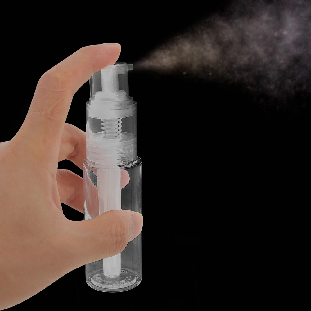 

2Pcs 80Ml Dry Powder Spray Bottle Reusable Fine Mist Multipurpose for Flour Glitter Cosmetics Powder Dispenser Home Travel