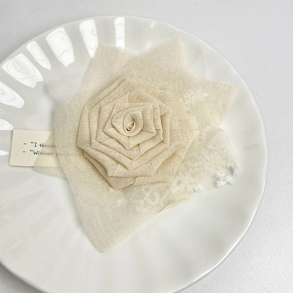 بروش زهور كبيرة للنساء ، دبابيس ديكور رومانسية ، الصدر الأنيق ، هدية فرنسية ، 8 *