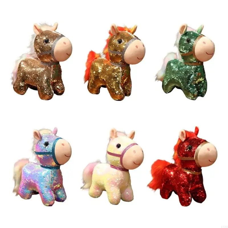 

Kids Educational Sequined Companion Toy For Desk Decors Lovely Doll L8RB