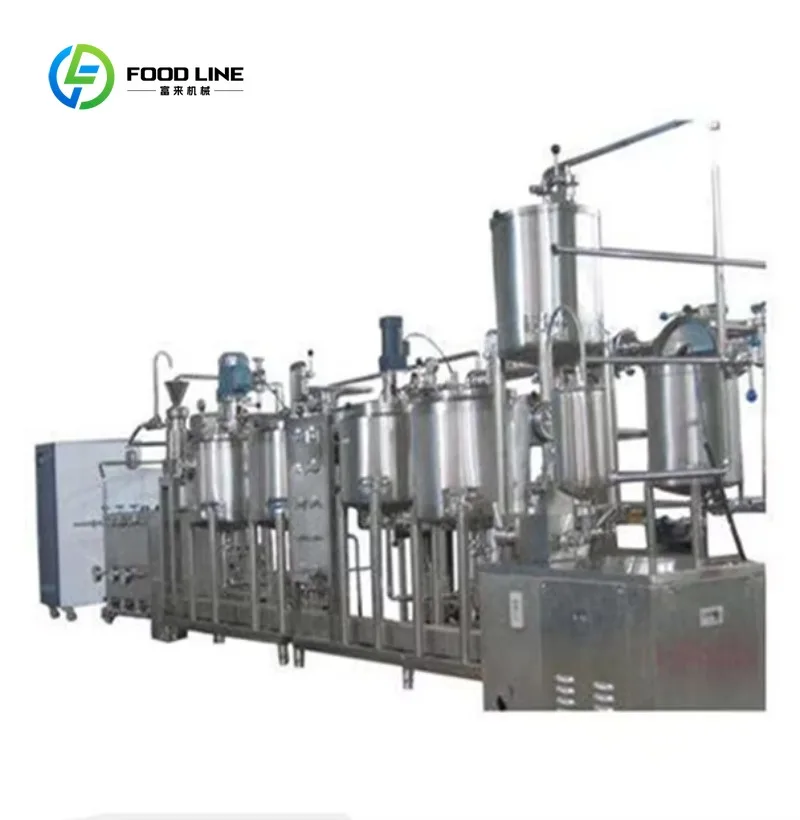 Customized Small  Tomato Pulping Evaporation Plant Machine Equipment Tomato Paste Sauce Ketchup Fruit Jam Production Line