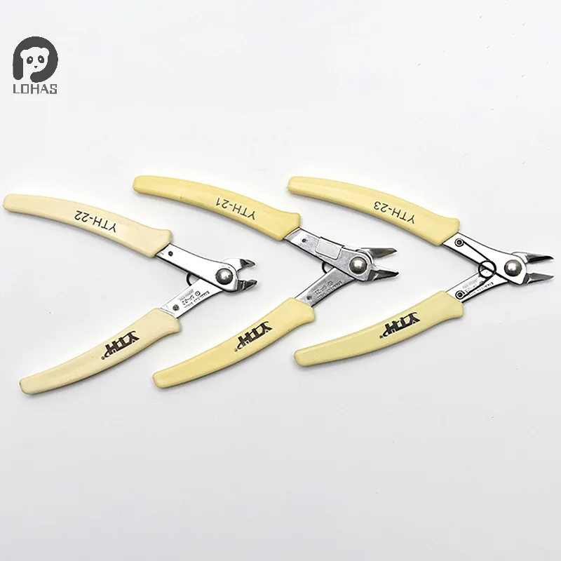 Cutting Pliers Diagonal Pliers Nipper Side Snip Cable Wire Cutter Clamp YTH-23 Mini Electronic Hand Tool Cutters