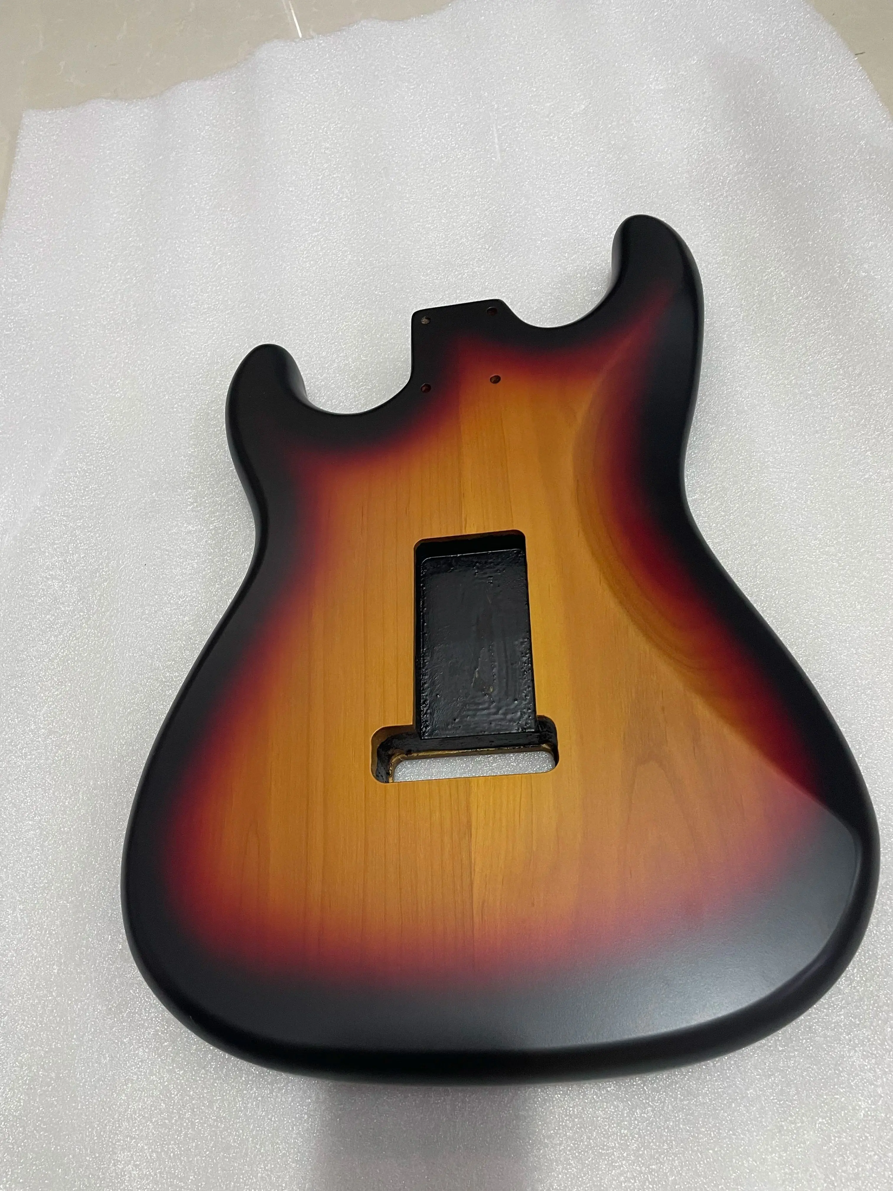 Alder Wood Sunset Electric Guitar Body, Matte Gloss Finished for TL Guitar Replacement Part, Sunburst ST Barrel, High Quality