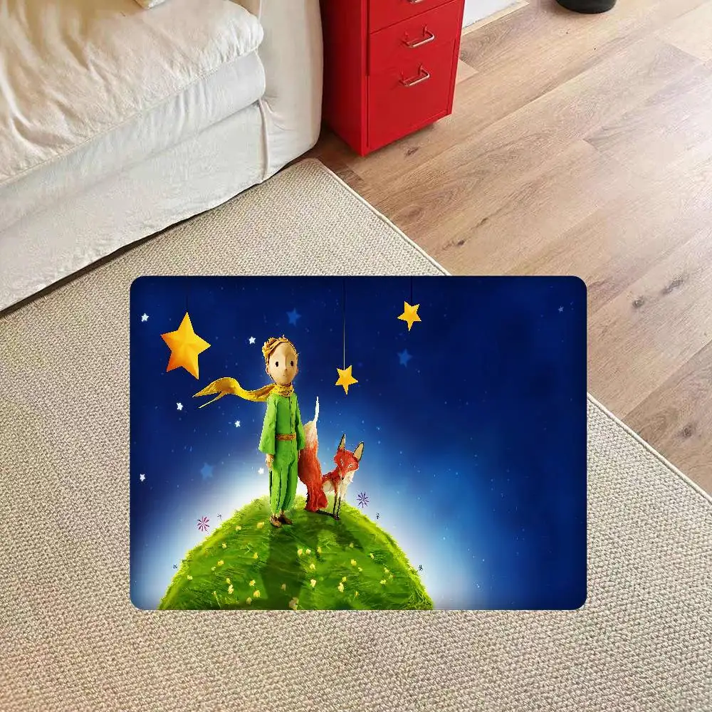 Alfombras largas Le Petit Prince Anmie, felpudo de estilo nórdico para el hogar, alfombrillas para baño, dormitorio, decoración moderna para el hogar