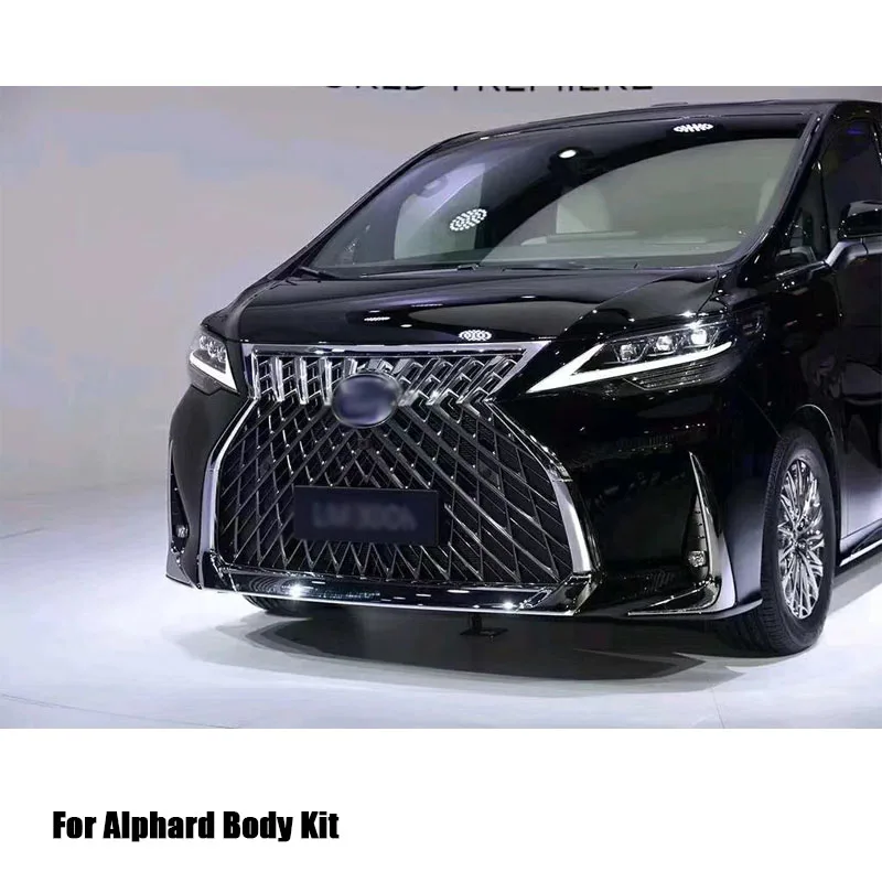 Car PP Body Kits for Alphard 2016+ Upgrade LM300/350 Body Kit Bumper Guard