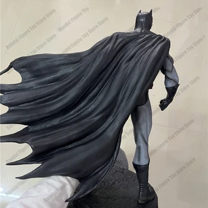Dark Knight Batman Anime Costurine Model, GK Action Figure, Justice League, Giant Ornament, Gift Toys, 38cm Main Batman Doll Sales - №4