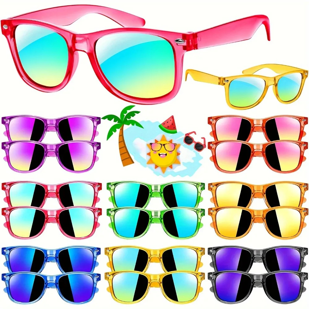 16/24 stuks coole klassieke mode bril kinderen volwassen verjaardag bruiloft gast geschenken, klaslokaal beloningen, carnaval geschenkpakketten