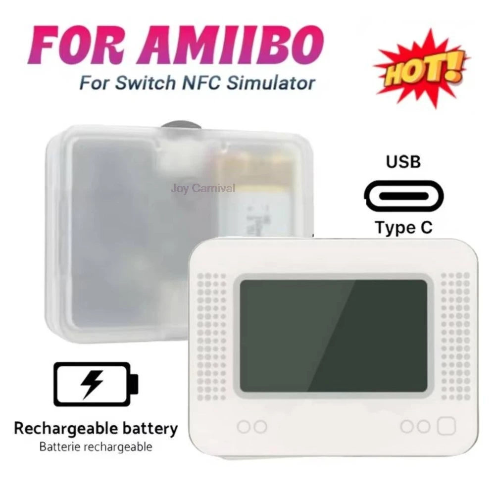 New For Amiibo Pixl Emulator Simulator NFC Replacement Emulator Bluetooth-Compatible Game Emulator For Switch NS Game Accessory