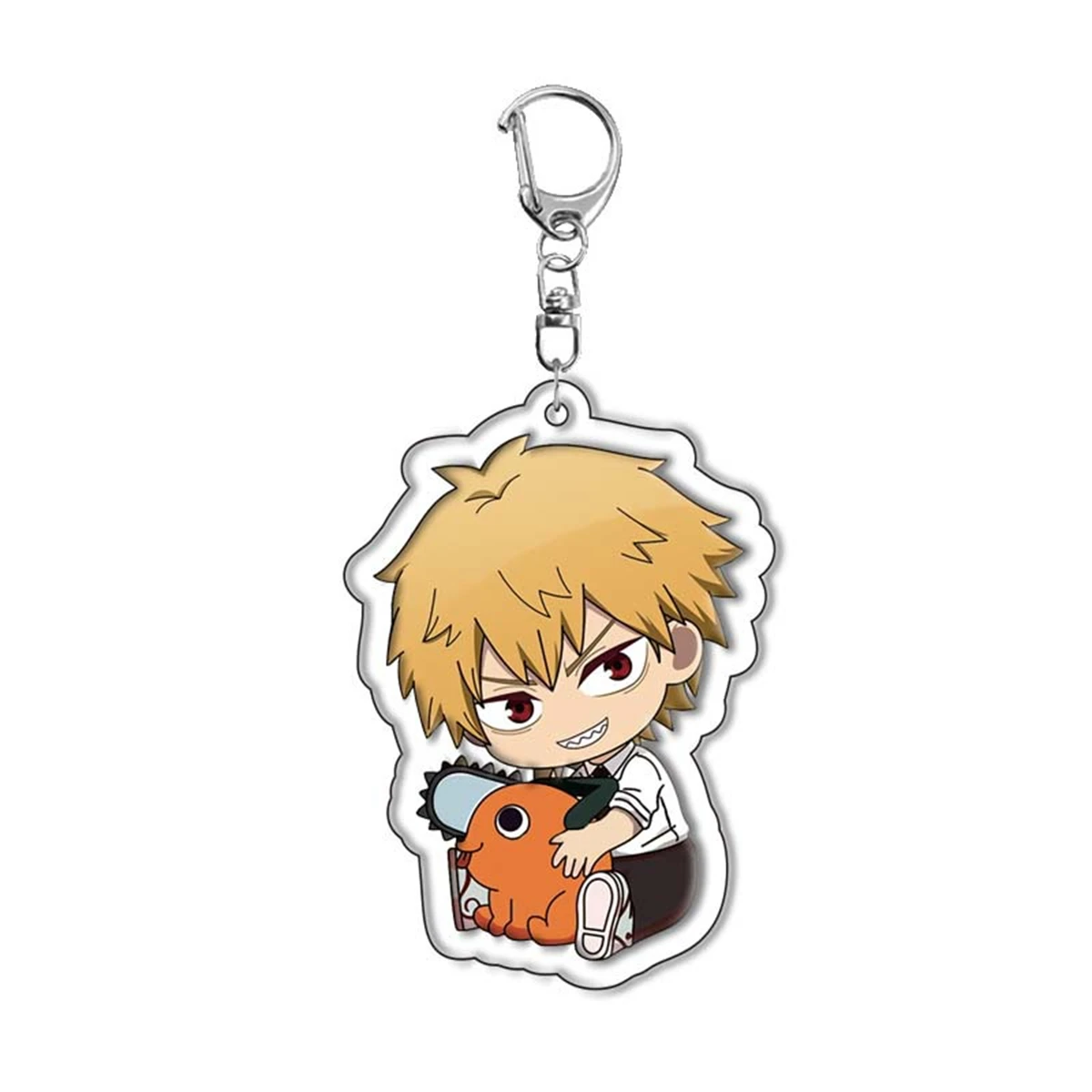 Anime Acrylic Keychain Chainsaw Man y2k Cartoon Character Pendant Suitable for Bags and Keys,cosplay gifts Perfect Gift for Fans