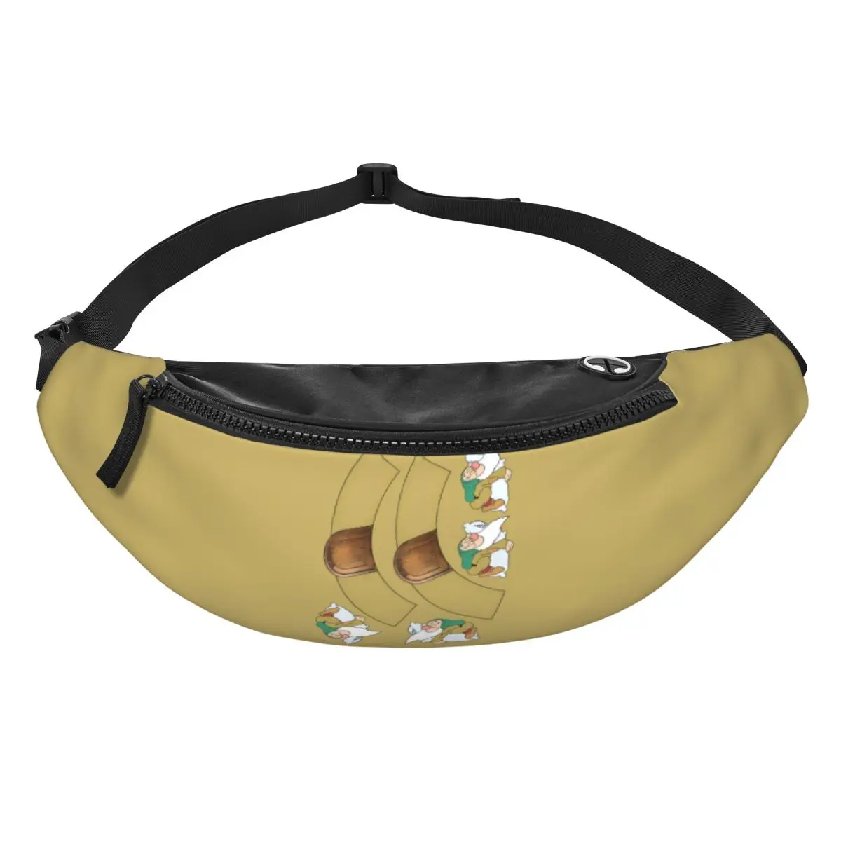 

Поясная сумка-бананка с изображением Белоснежки и семи гномов в стиле аниме для женщин и мужчин, крутая сумка через плечо для путешествий, походов, для телефона и денег