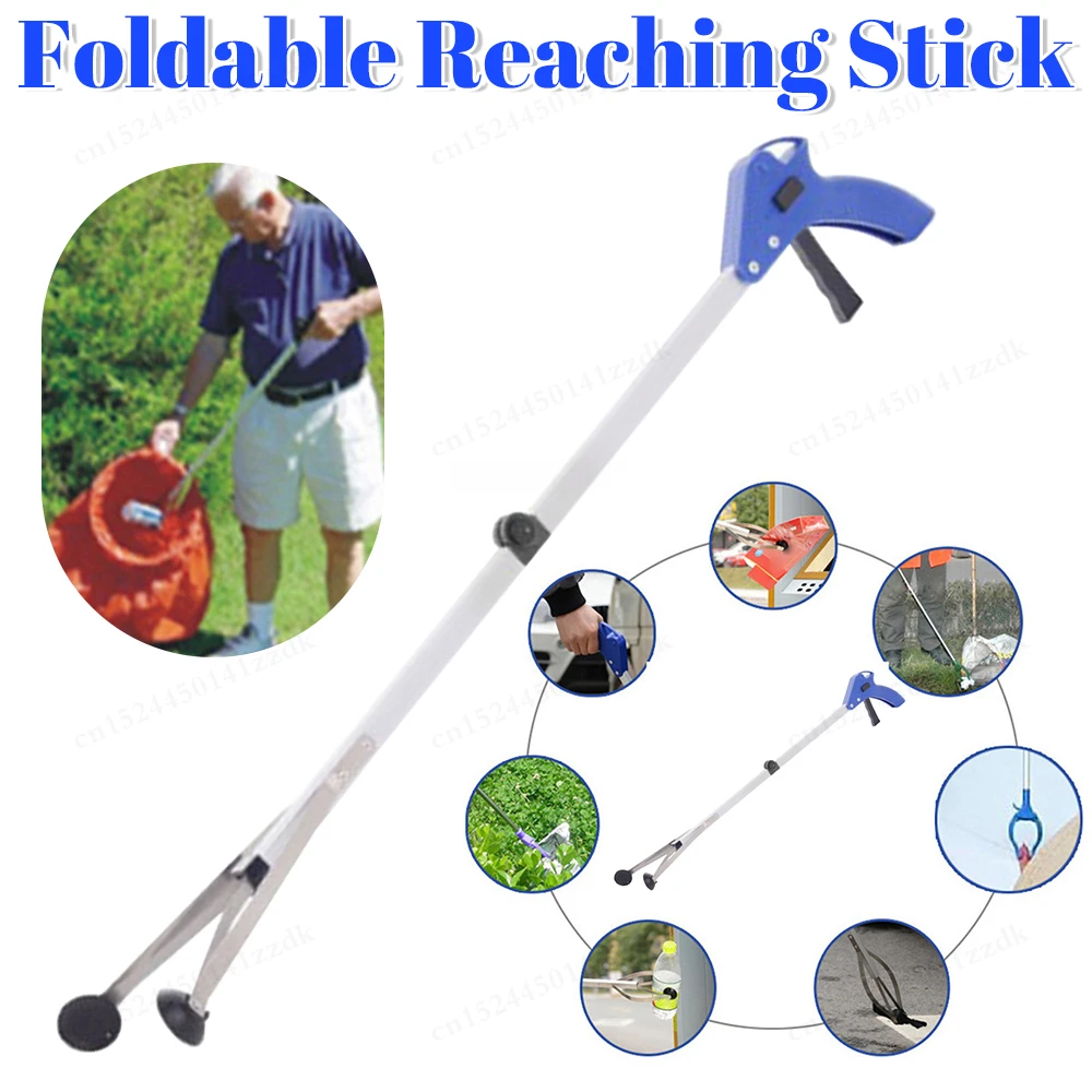 Grabber Reacher Tool With 360 ° Rotating Garbage Clip Picker Picking Extended Aluminum Alloy Picker Pliers Sanitary Pickup Clean