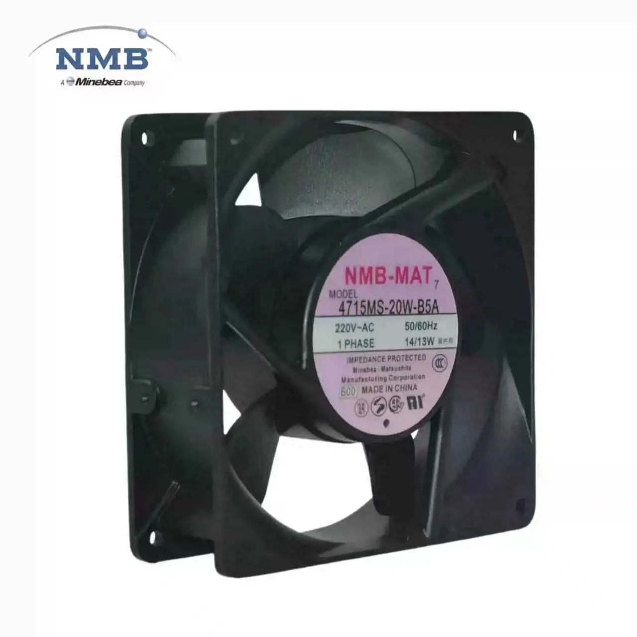 Original NMB-MAT 4715MS-20W-B5A AC 220V 14/13W 12038 Cabinet Cooling Fan, 120x120x38mm High Performance Server Axial Fan SLD