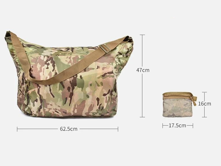 N7 Outdoor Mountaineering Bucket Bag Portable Skin Bag Foldable Shoulder Bag Messenger Waterproof Large-capacity