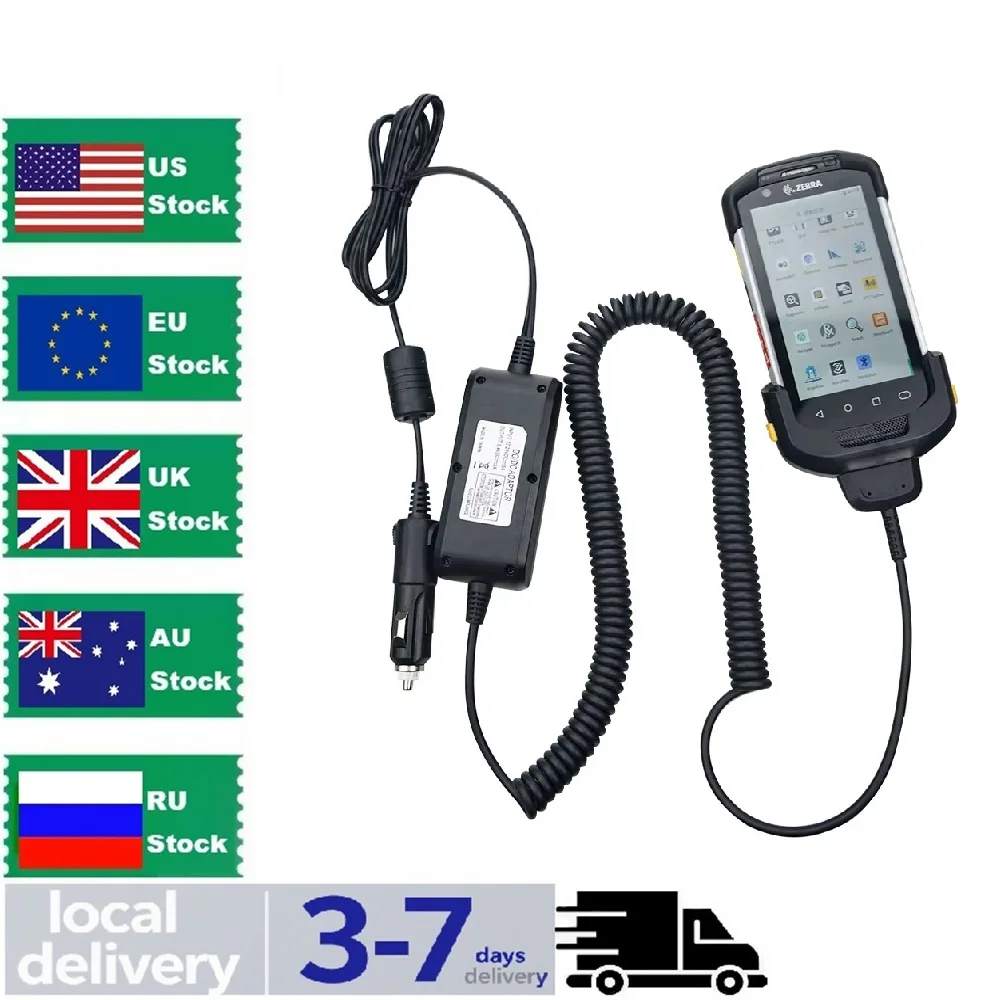 

New Vehicle Auto Charger Cables for Motorola Zebra TC70 TC75 TC72 TC77