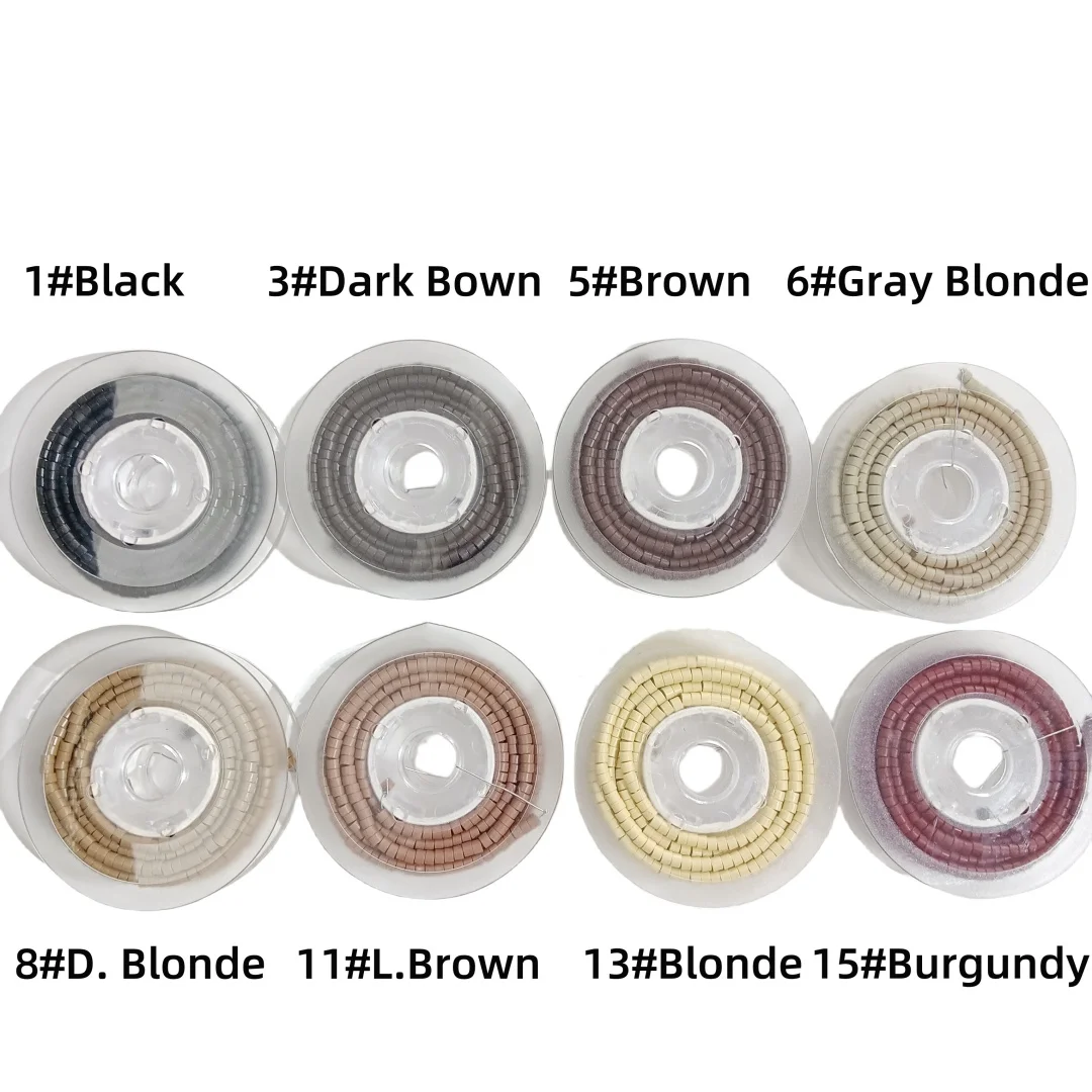 4.0mm Pre-Loaded Micro Rings Silicone Micro Rings Links Beads Hair Extension Tools Made Easi Loop Hook Plier