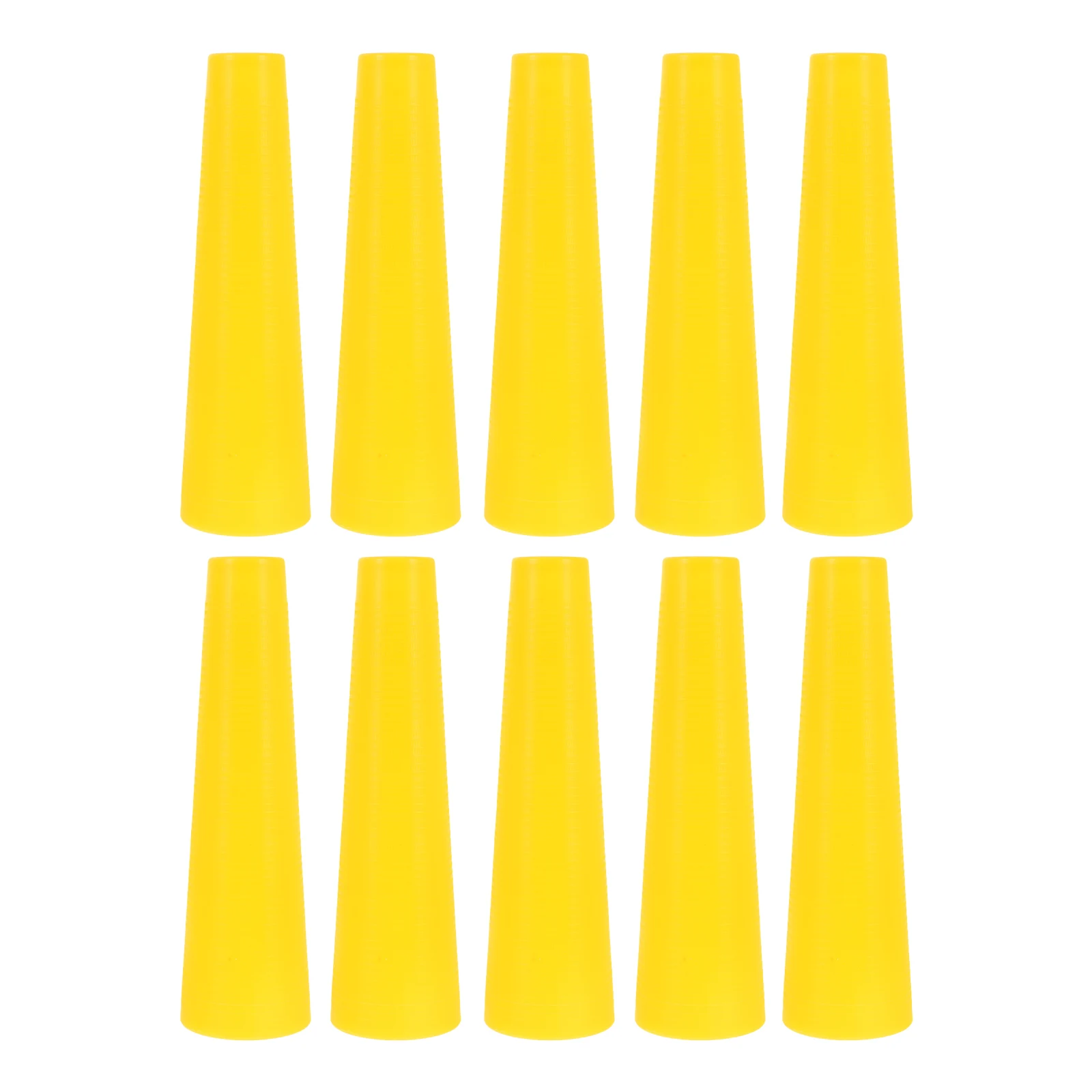 

10pcs Plastic Winding Tubes 3°30' Tapered Design Durable PVC Yarn Bobbins Crochet Sewing Supplies Embroidery Floss Thread