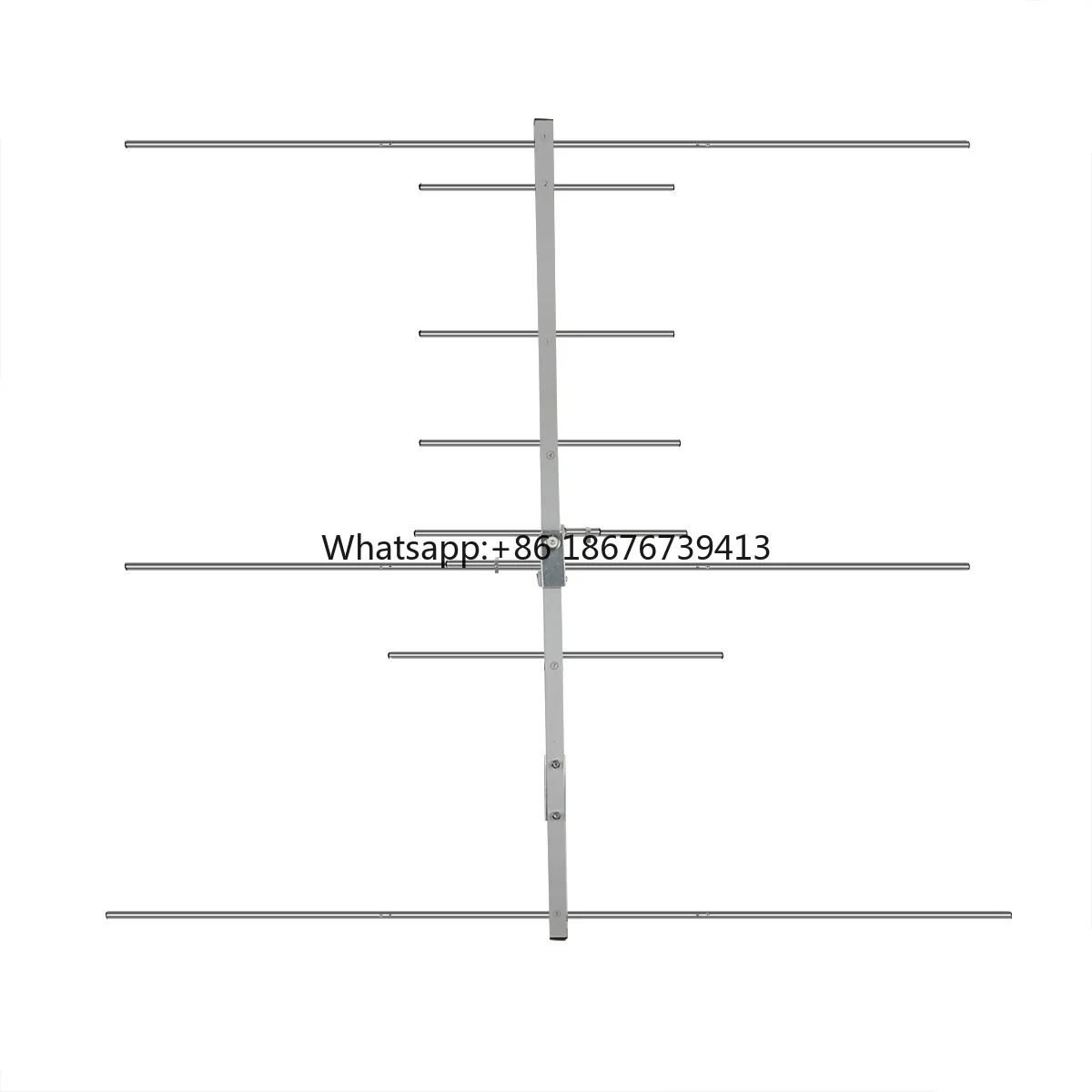 Dual Band 144/430 MHz with 11.5dBi 11.5dBi Outdoor Vertical Polarization Bracket Mount Mobile Radio Transceiver Yagi Antenna