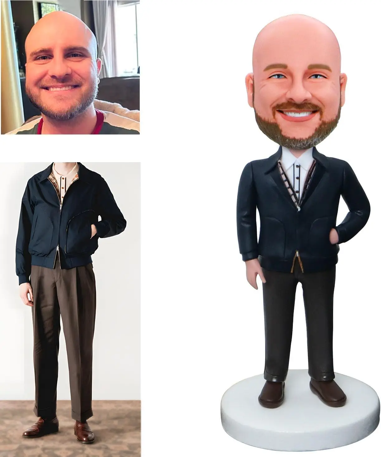 

Custom Bobbleheads give for Father's Mother's Day Parents Boss Colleagues Family and Friends Birthday Party Christmas Wedding An