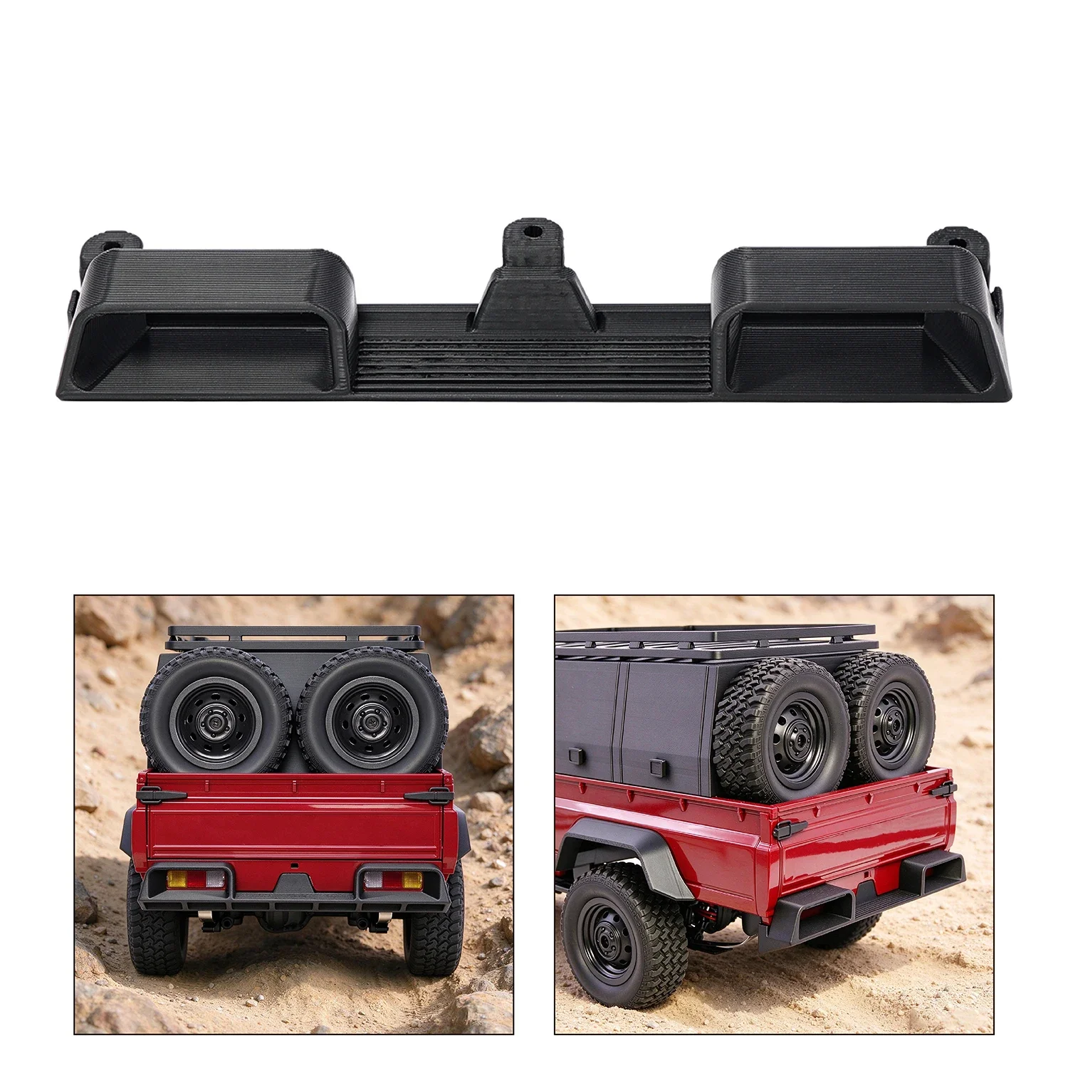 MN82 Plastic Rear Bumper for MN82S MN82T MN82 Pro 1/12 RC Crawler Car Lightweight RC Upgrade Replacement Part