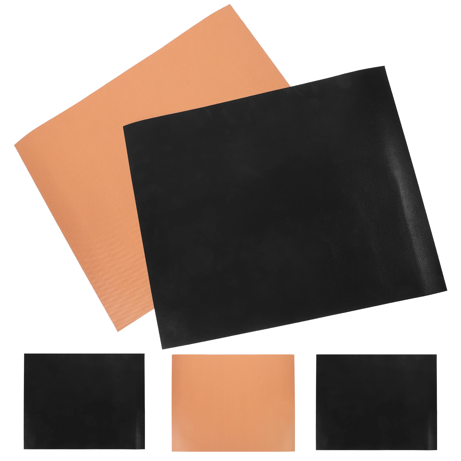 

5 Pcs Barbecue Mat Barbeque Cooking Mats Bbq Baking Glass Easy to Clean Non-stick