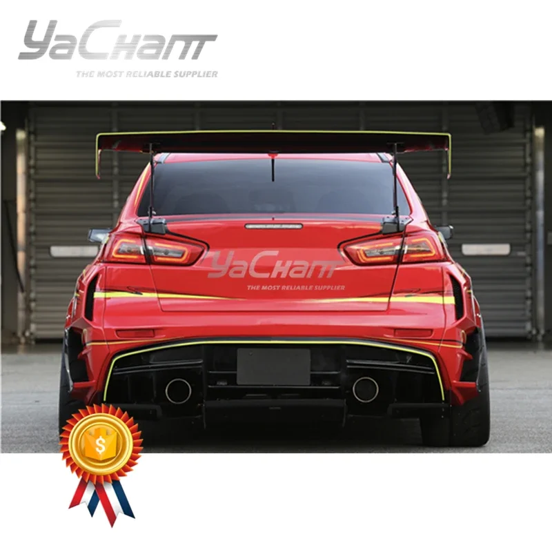 

Спойлер для багажника из углеродного волокна 1600 мм подходит для 2008-2017 Lancer Evolution X VS Euro Edition Style Rear GT Wing