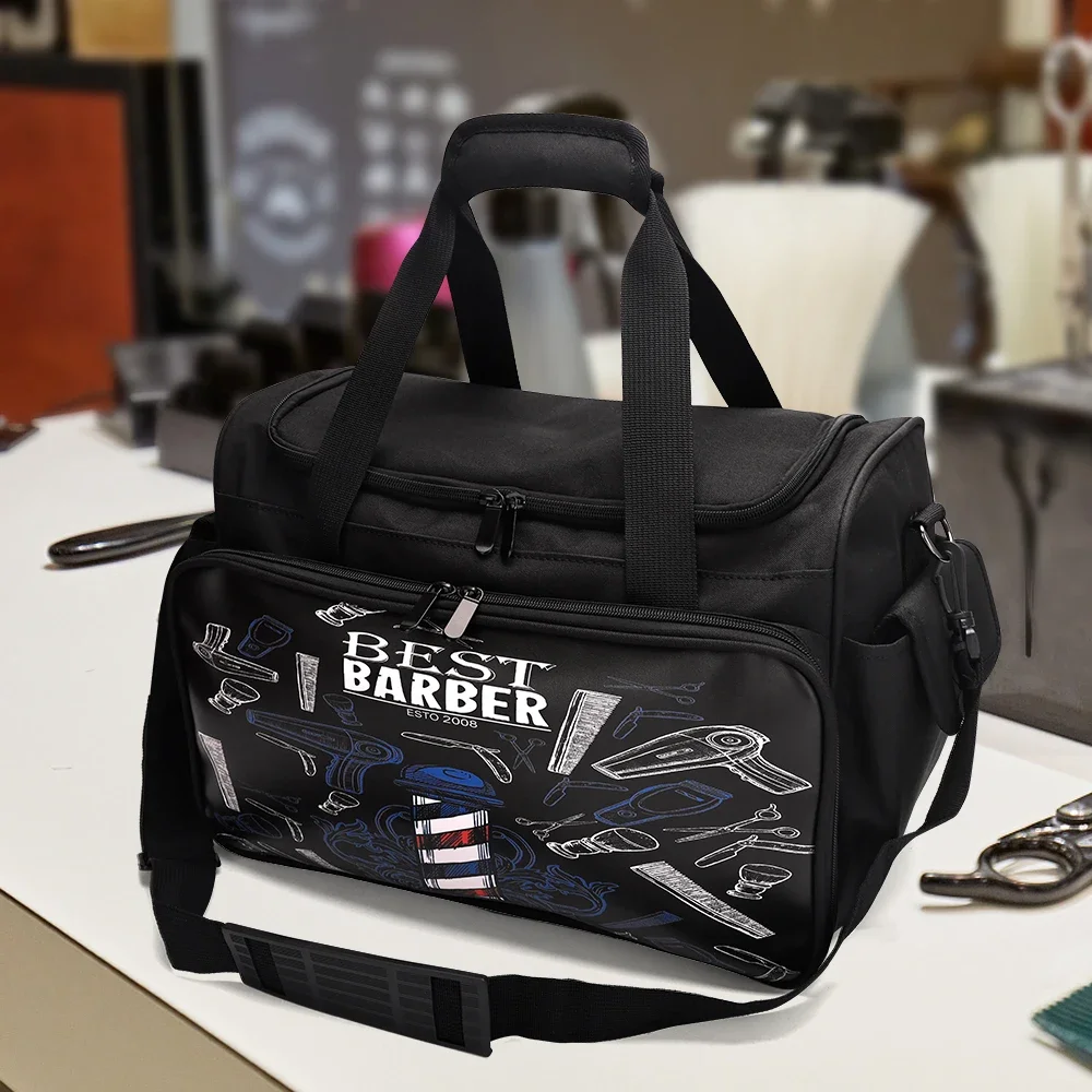 

Barber Shop Portable Storage Bag Large Capacity Handbag Multifunctional Travel Salon Hairdressing and Styling Tools Storage
