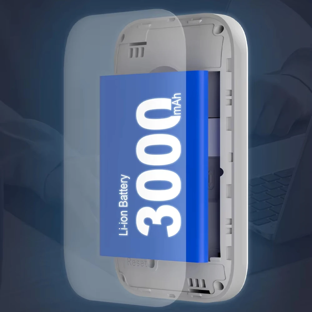 

JIMI 3000 мАч аккумулятор MiFis мобильный 4G/WiFi маршрутизатор 300 Мбит/с мини портативная точка доступа карманный Wi-Fi слот для SIM-карты