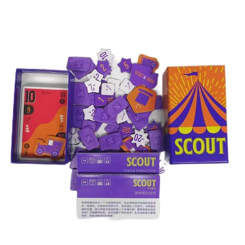 Double your language fun with the Circus Scout Poker Card Game – Perfect for memorable nights!