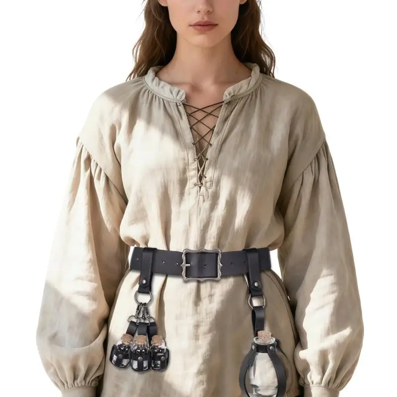 Halloween Vikinges Costume Accessories Medieval Knightes Costume for Adult Men