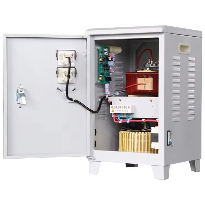 High Precision 176-274V AVR Automatic Voltage Regulators/Stabilizers 10KVA 12KVA Single Phase 220V Copper Material for AC 50Hz