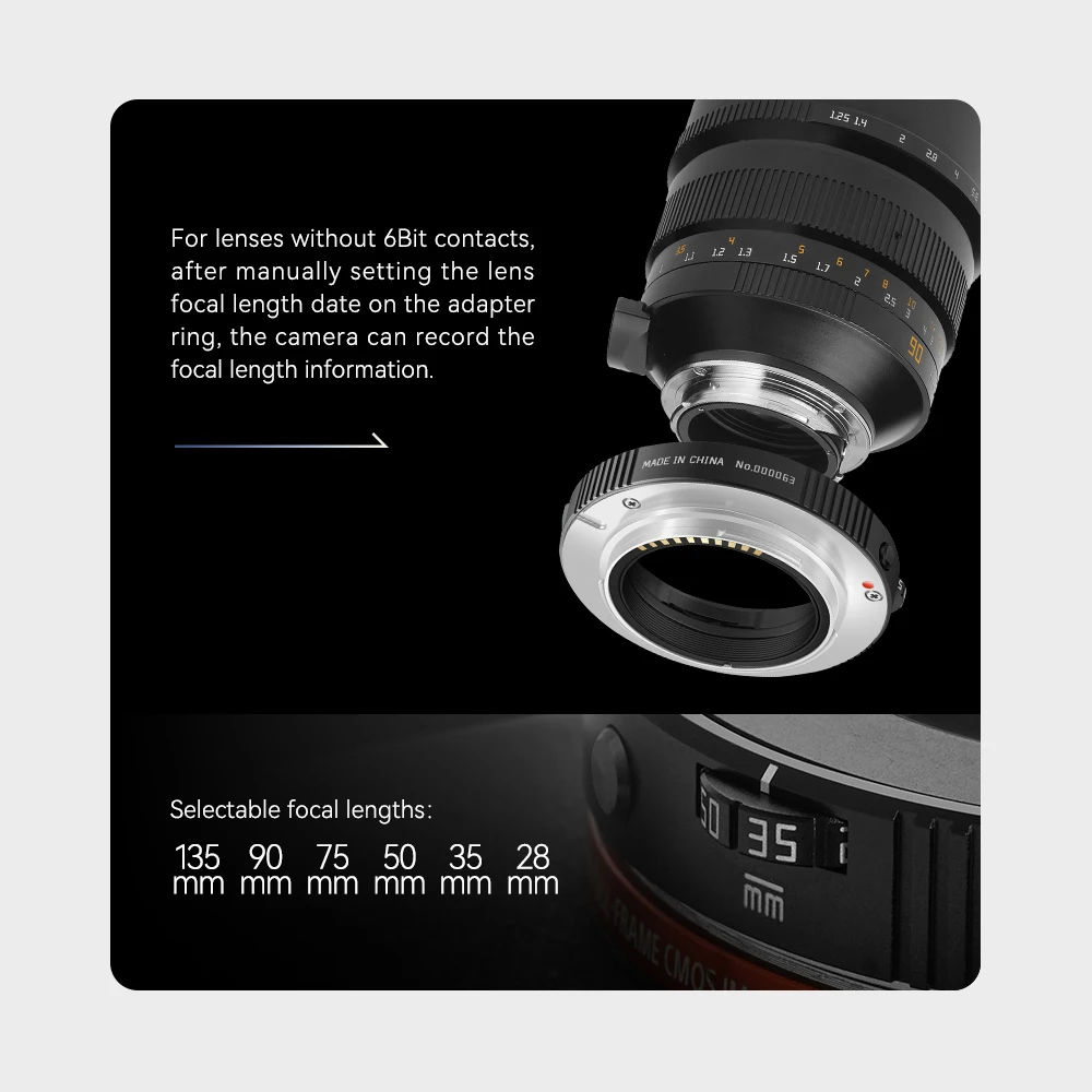 TTAartisan محول العدسة حلقة ME-6BIT II M-E جبل APS-C عدسة الإطار الكامل ل A7III A7R A9 ZVE1 ZVE10 Fx30 A6400 ملحقات الكاميرا