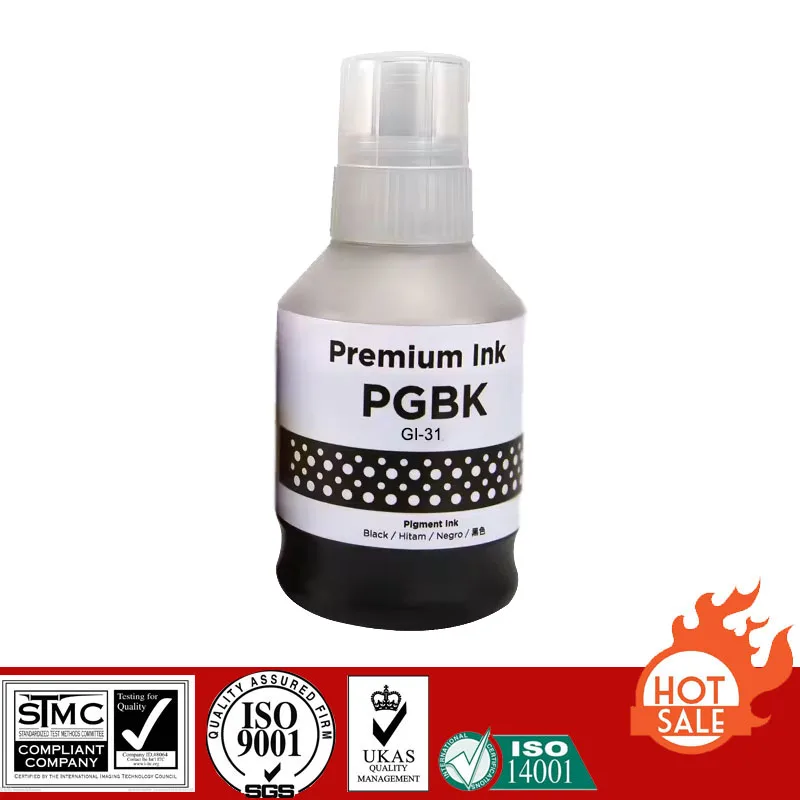 Compatible Refill Ink For GI-31 GI31 , For Canon G1330/G3360/G3370 Printer