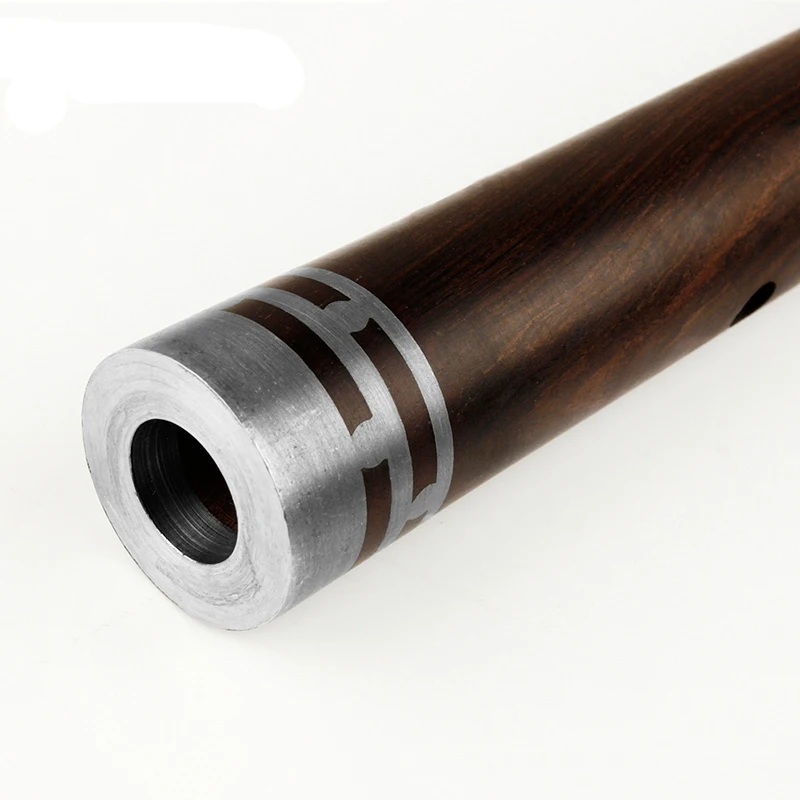 Chinese National Musical Instrument Ebony Pipe Guan-zi Key A,  F, G, Bb, Woodwind Instrument Good Quality