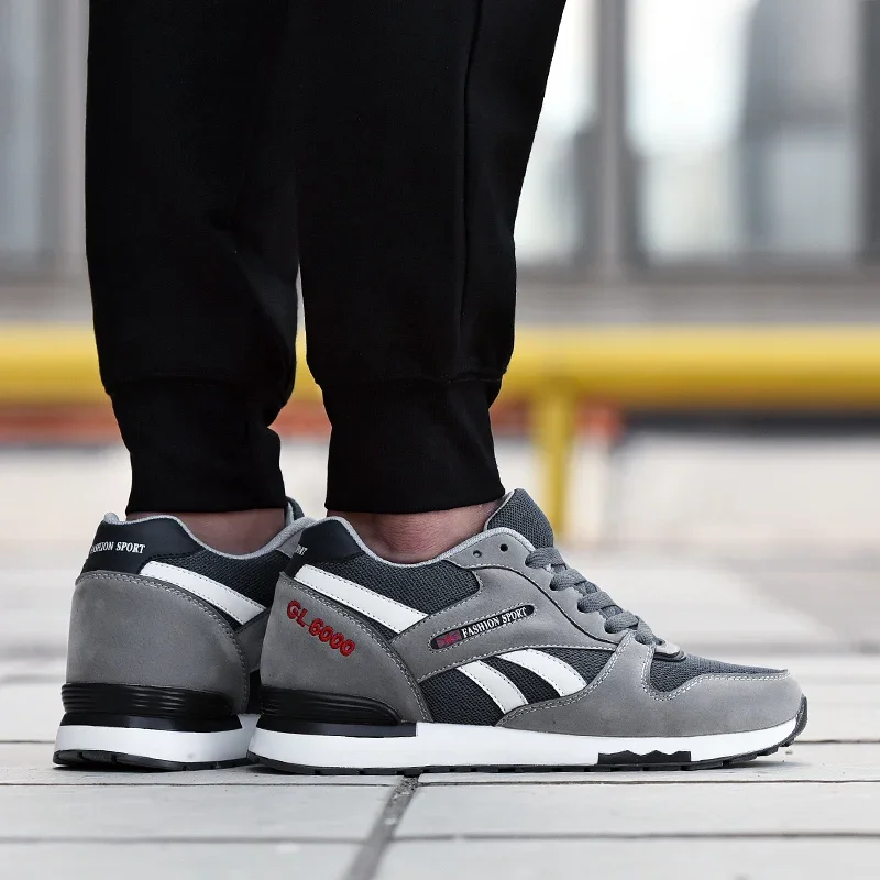 أحذية ركض منخفضة القمة للرجال أحذية رياضية كاجوال خفيفة الوزن للصيف على الطراز القديم أحذية تشغيل بطيئة شبكية قابلة للتنفس #2