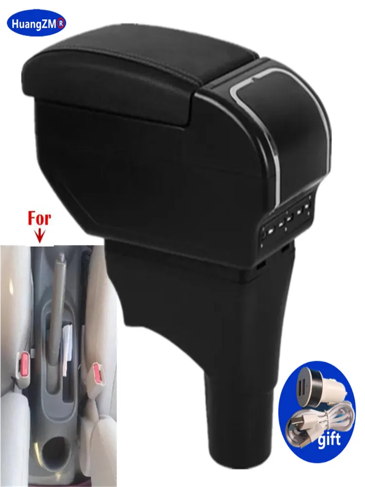 Boîte de rangement d'accoudoir de voiture pour Nissan Sunny, boîte d'accoudoir pour Nissan March Micra K13 2010 – 2022, pièces de rénovation, accessoires de voiture
