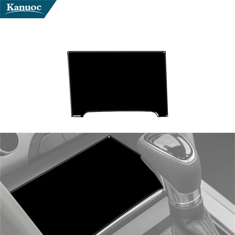 

Car Interior Decorative Accessories For Hyundai Elantra 2016 2017 2018 ABS Piano Black Storage Box Stickers Cover