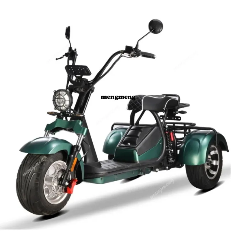 

Trike Motorcycle 10inch Fat Tires 45km/h 4000w Citycoco Three Wheel Electric Trike