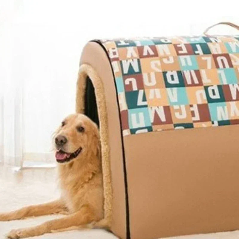 Supplies Large Canil Dog House Accessories Kennel Indoor Enclose Home Dog House Camping Furniture Casa Perro Pet Products