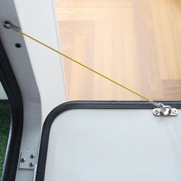The Most Popular 700X400mm Rv Black Luggage Door With Round Angle Corner Campervan Access Door