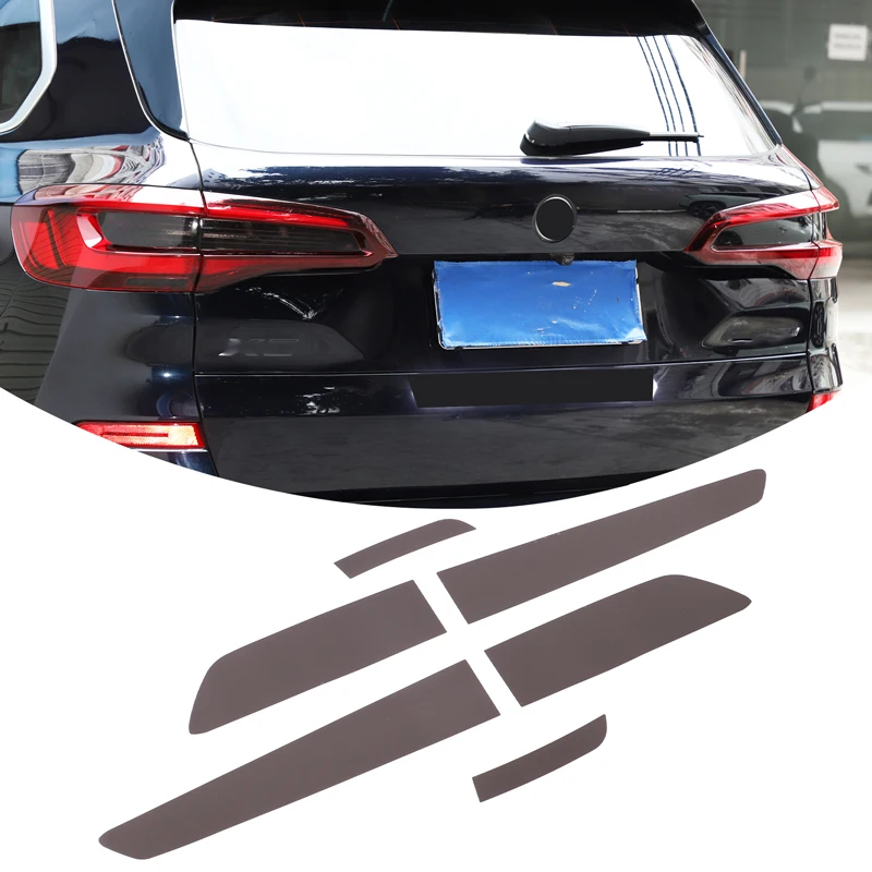 

For BMW X5 G05 2019-2022 TPU black car rear headlight film decorative sticker car exterior protection accessories