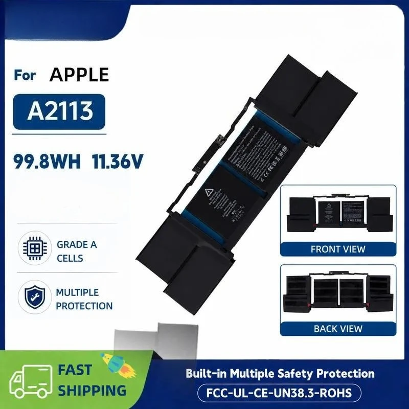 New Replacement Battery for Apple for MacBook Pro 16 inch A2113 A2141 2019 Model High Capacity Laptop Internal Battery
