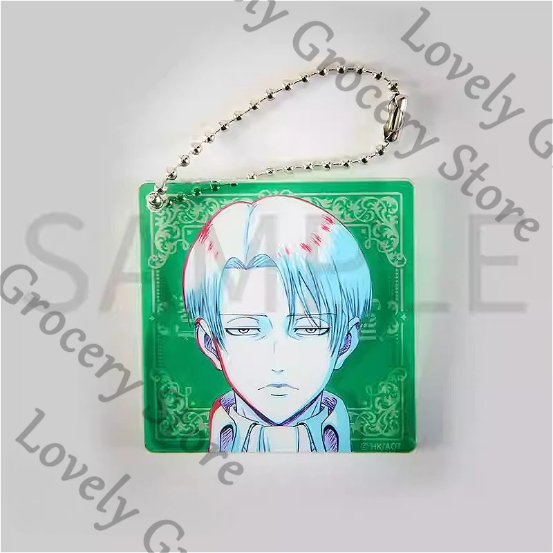 アニメ進撃の巨人リヴァイ・アッカーマン進撃の巨人コスプレ漫画アクリルキーホルダーウィジェットキーリングギフト