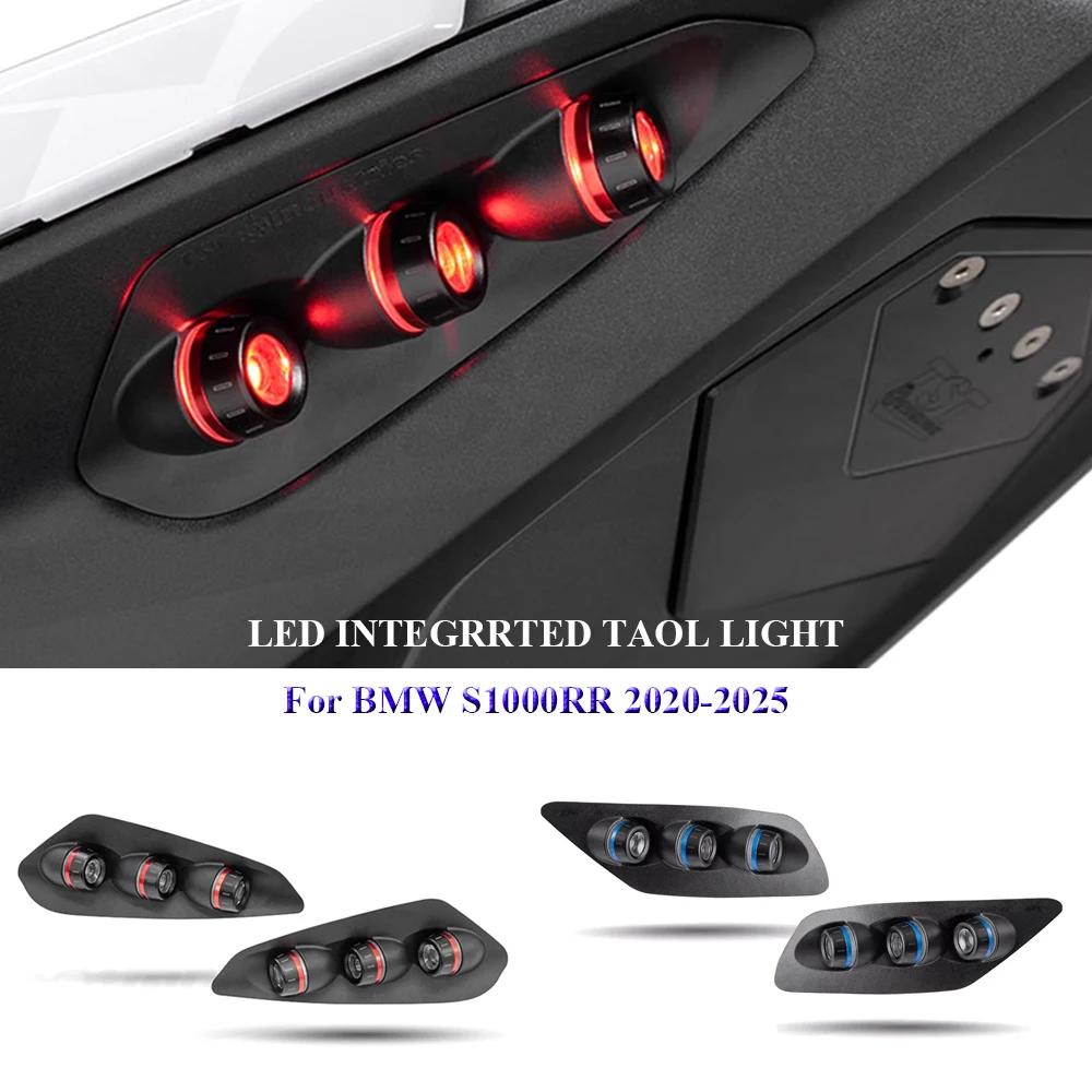 For BMW S1000RR 2020-2024 New Rear Lights Motorcycle LED Turn Signal Indicators Directional Flasher Light Taillight S1000RR 2025