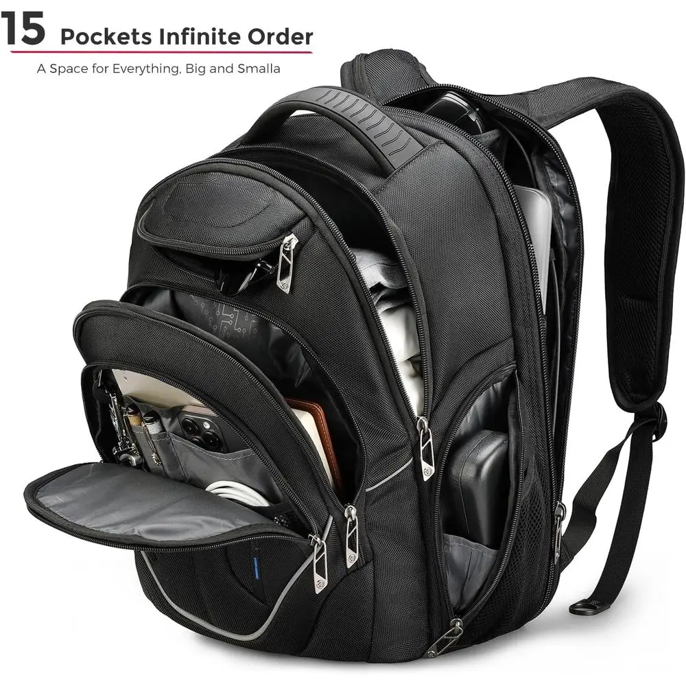 Design TSA BusinLaptop Backpack or Men,Travel Backpack With USB Charging Port,College Tech Backpacks With RID kets Presents or M