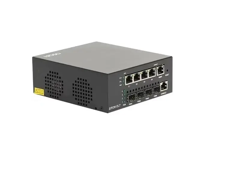 미니 4PON EPON Olt, DC12V 웹 SNMP, 화웨이, ZTE, 파이버 홈, XPON ONU와 호환 가능