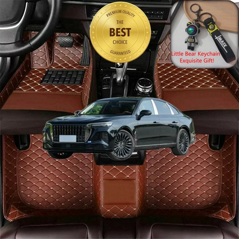 

Customized Fit for Hongqi H9 Car Floor Mats Car Accessories Tailored Waterproof Auto Carpet Liner Mats Left/Right-hand Drive