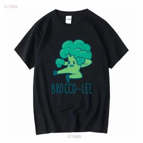 Brocco Lee T Shirt Comedy Funny Film Movie Cartoon Karate Bruce long or short sleeves vintage Washed Stretched Versatile