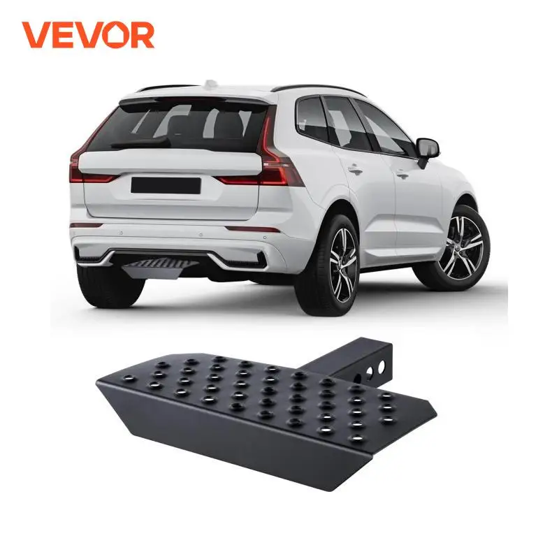 VEVOR Hitch Step for 2 Inch Receiver Steel Construction , Rear Bumper Guard Protector with Pin Lock, Fit for Truck, SUV, Pickup